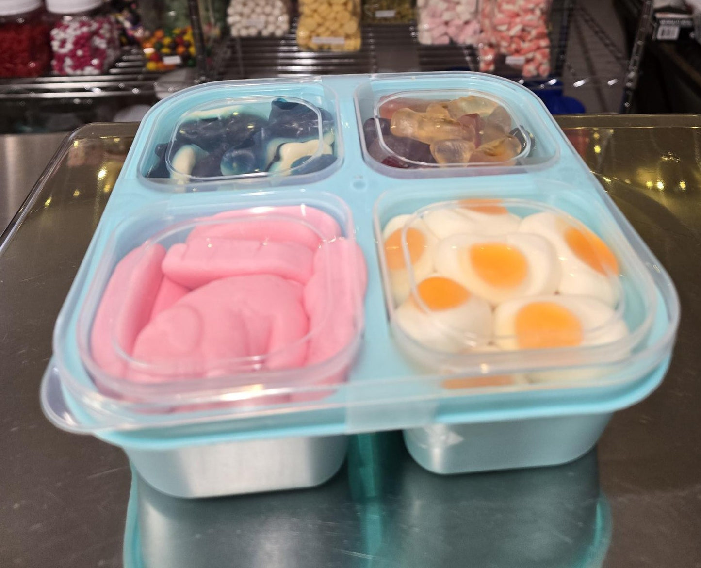 1 lb Gummy Bento Boxes-4 Slot