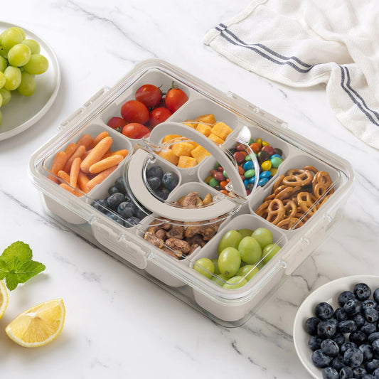 4 LB Taupe Snackle Box