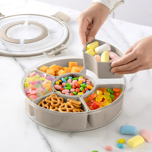 3 LB  Lazy Susan Carousel Snackle Box