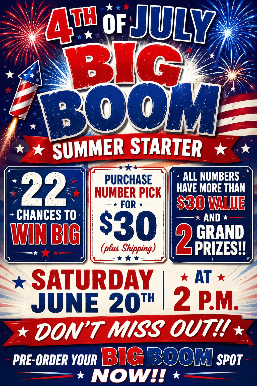 4th of July BIG BOOM START OF SUMMER PARTY!!!!!!