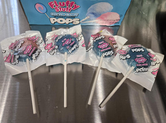 Charm Cotton Candy Lollipops x2