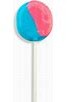 Charm Cotton Candy Lollipops x2
