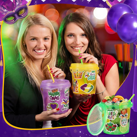 1.5 LB GUMMY Drink Bucket with Straw, Syringe & Tumbler Sticker