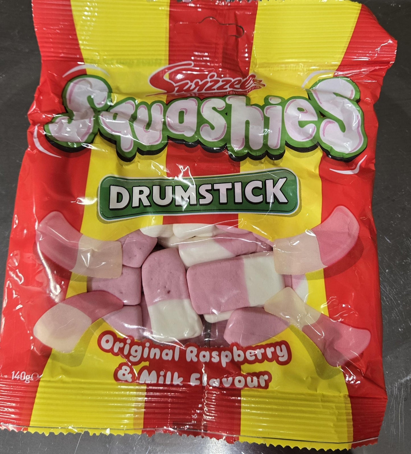 Swizzels Squashies Drumstick-Raspberry & Milk (Gluten Free)