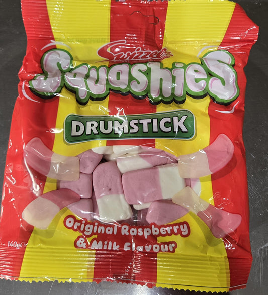 Swizzels Squashies Drumstick-Raspberry & Milk (Gluten Free)