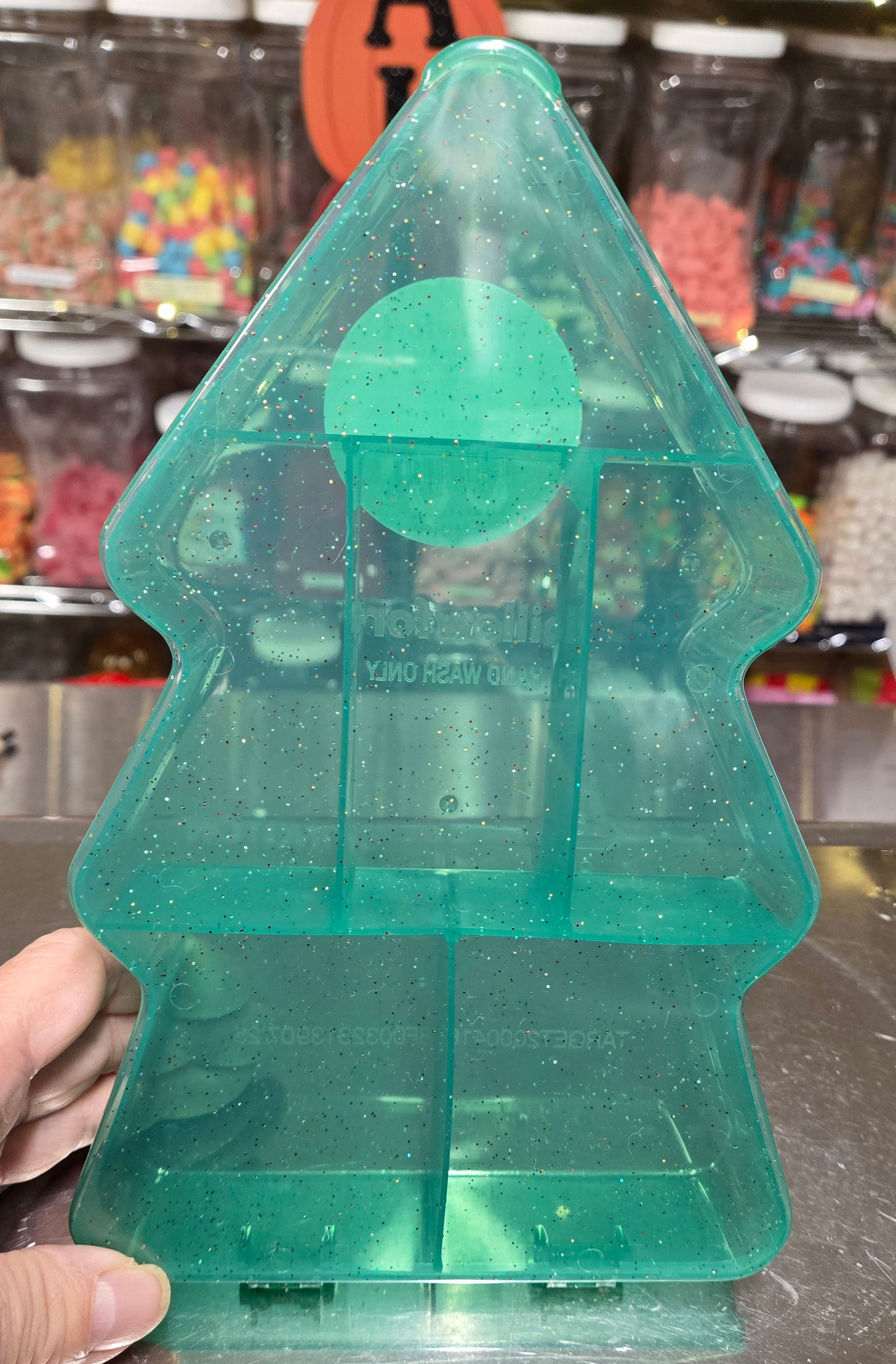 1 lb GUMMY Mini Green Christmas Tree Snacklebox