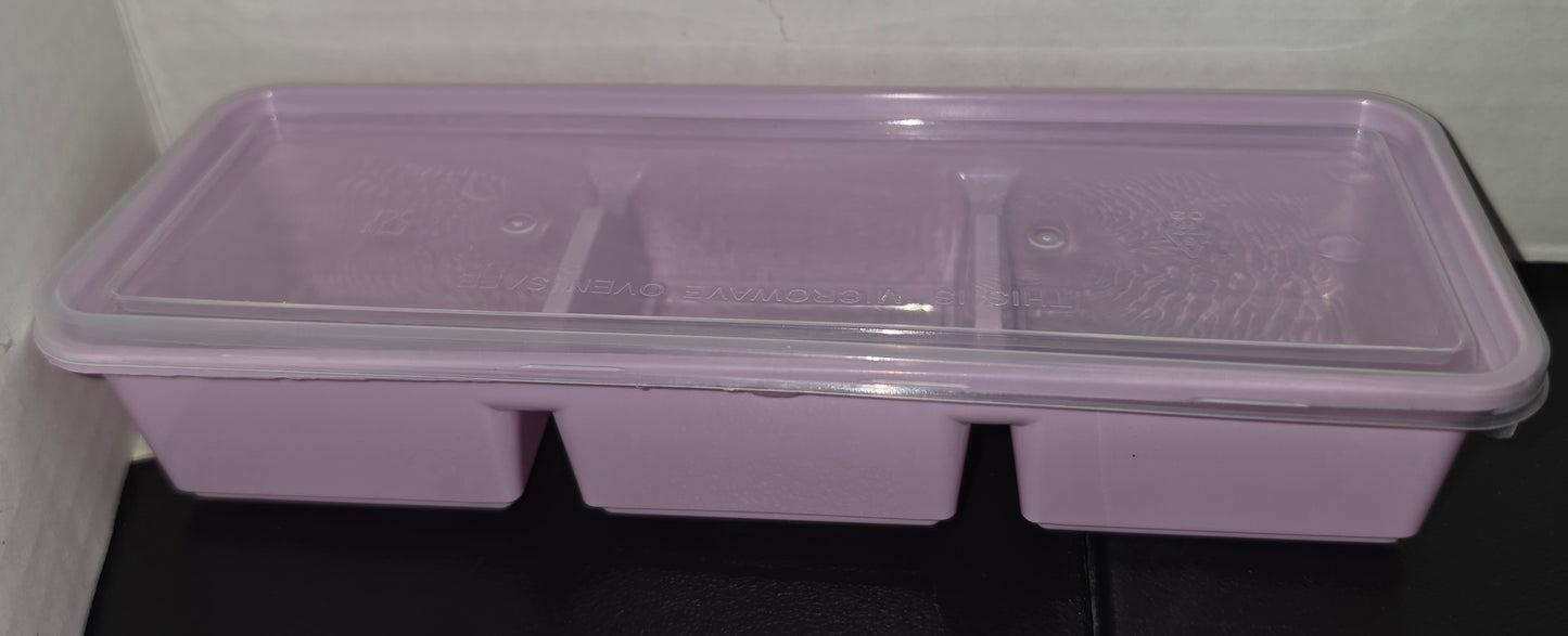 12 oz Gummy-3 slot Reusable Bento Style Container