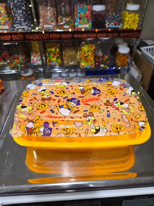 1 1/2 lb Garfield or Nightmare Before Christmas Halloween Reusable Food Container