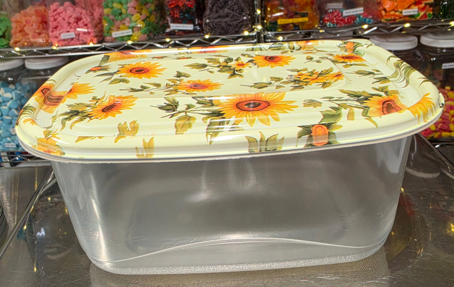 1 lb Grub Tub Sunflower Reusable Food Container
