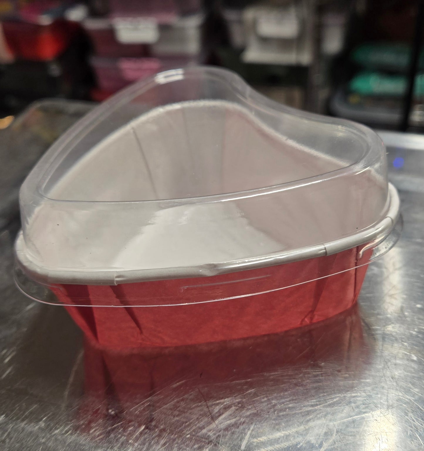 4 oz GUSHIES or BURSTS Blend Heart Container with Lid and Sticker