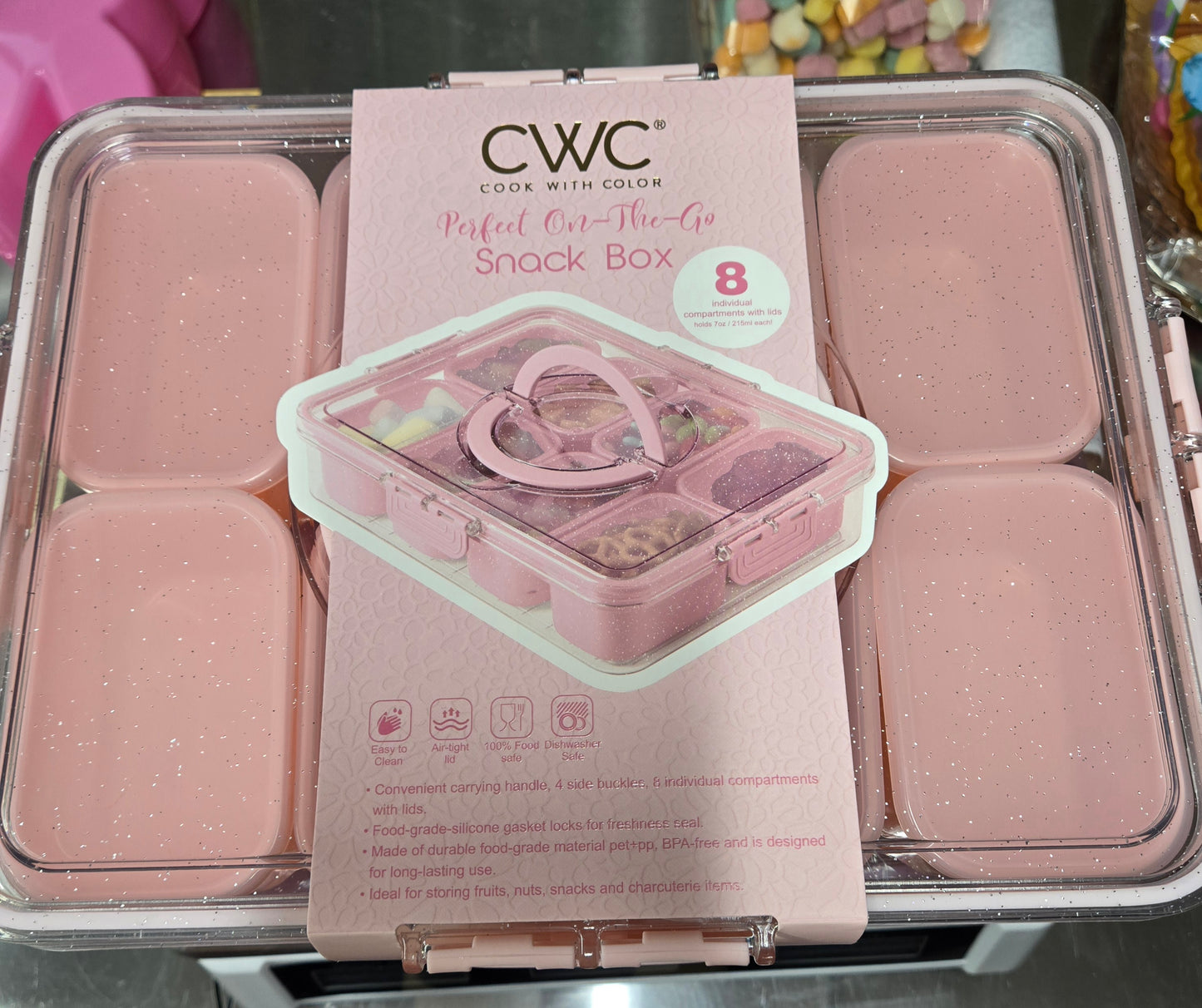 4 LB Sparkle PINK Snackle Box
