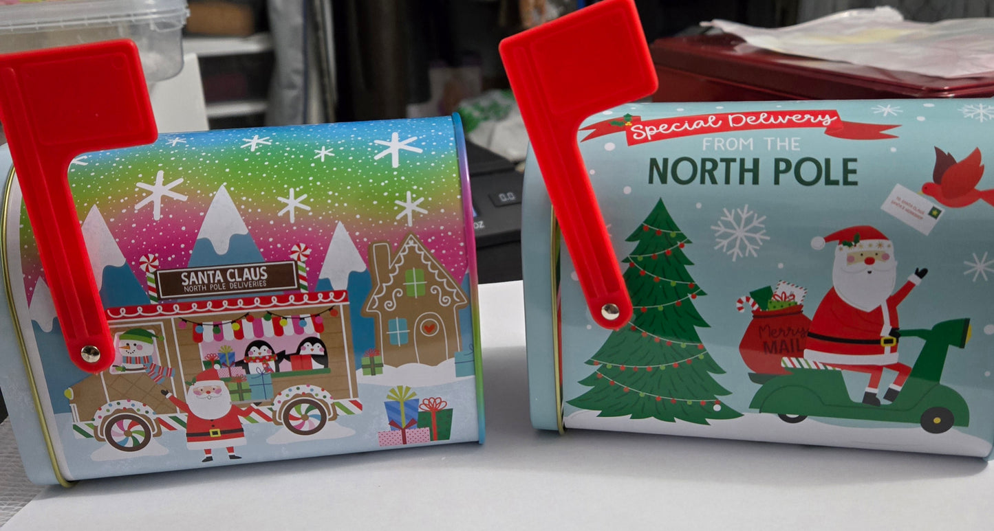 1/2 lb GUMMY Letters to Santa Mailbox with Hinged Door