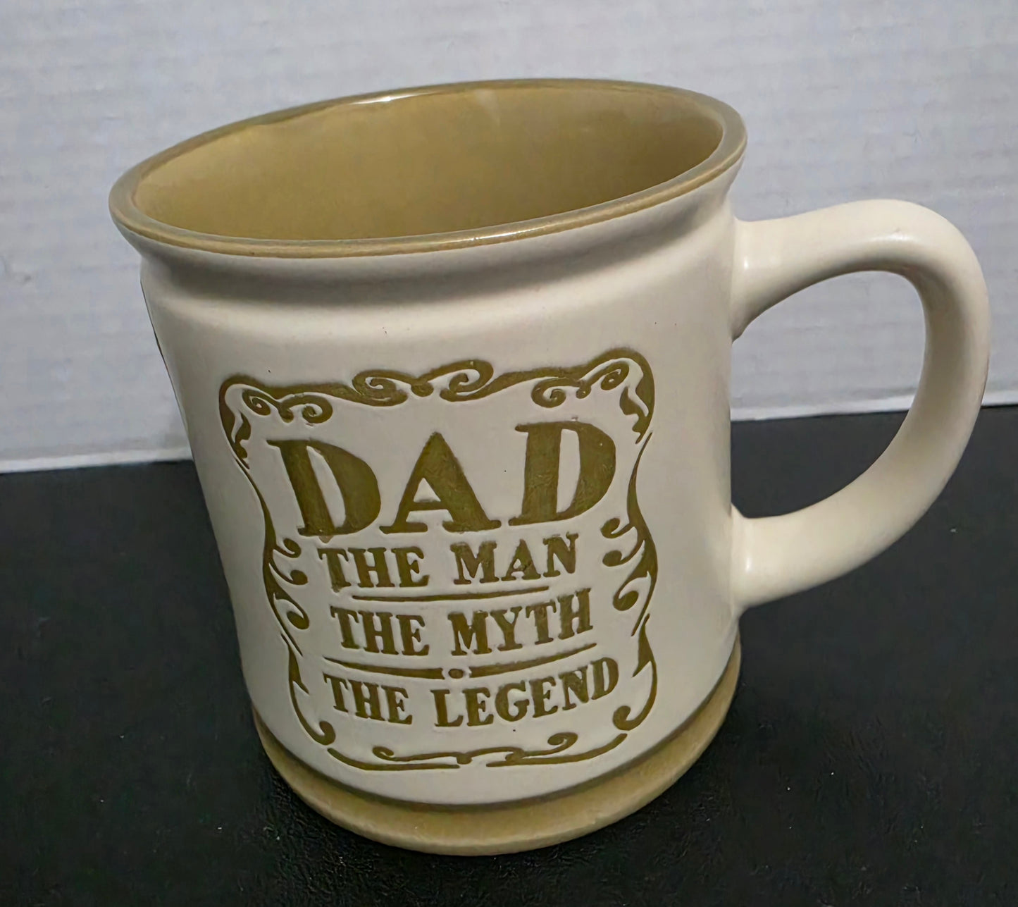 1 lb GUMMY DAD Mug-The Man, The Myth, The Legend-Beige