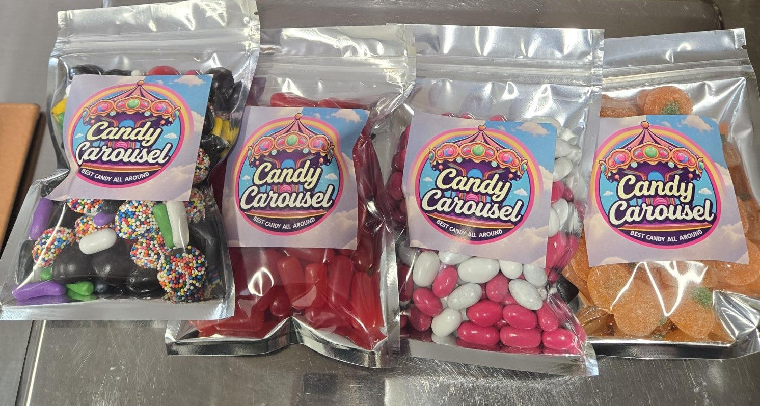 1 lb Snackle Box REFILL--4 Quarter pound Bags – Candy Carousel