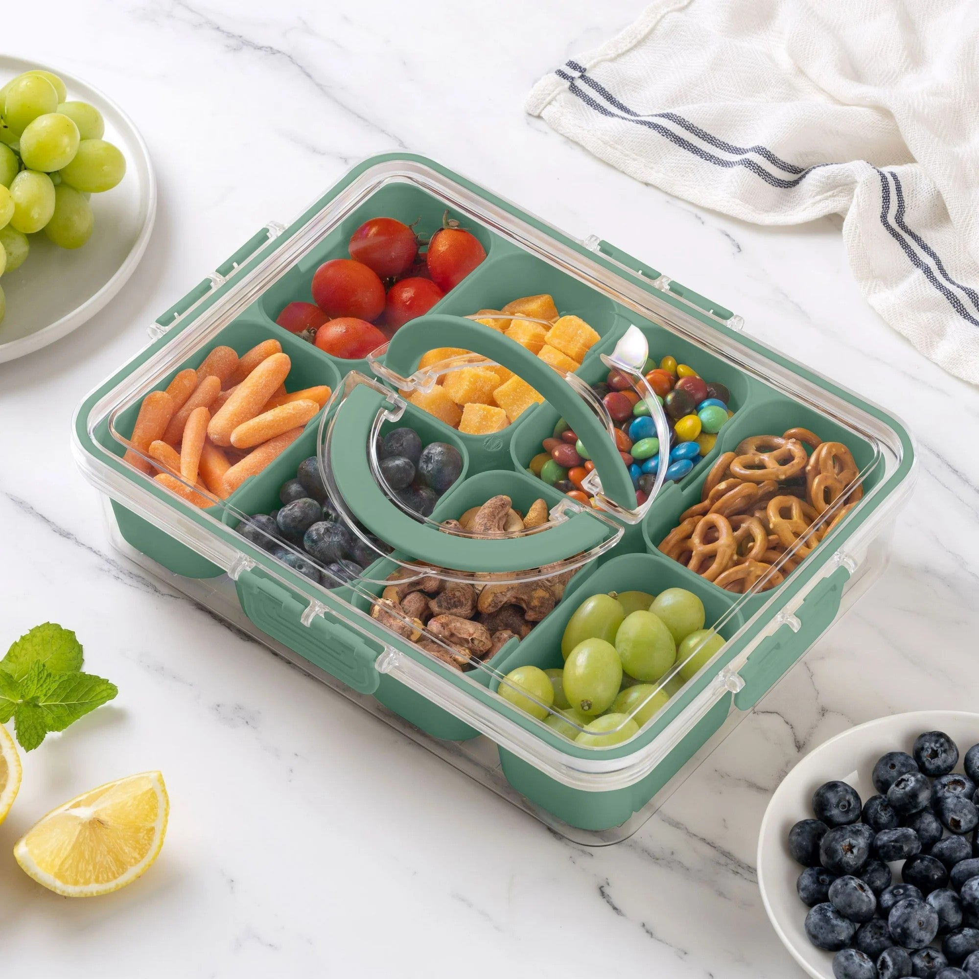 4 LB Dark Green Snackle Box – Candy Carousel