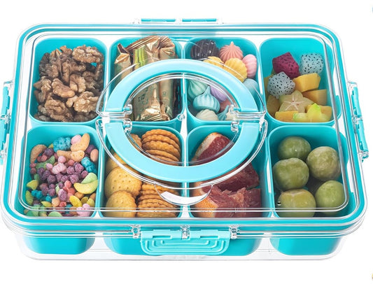 4 LB Turquoise Snackle Box
