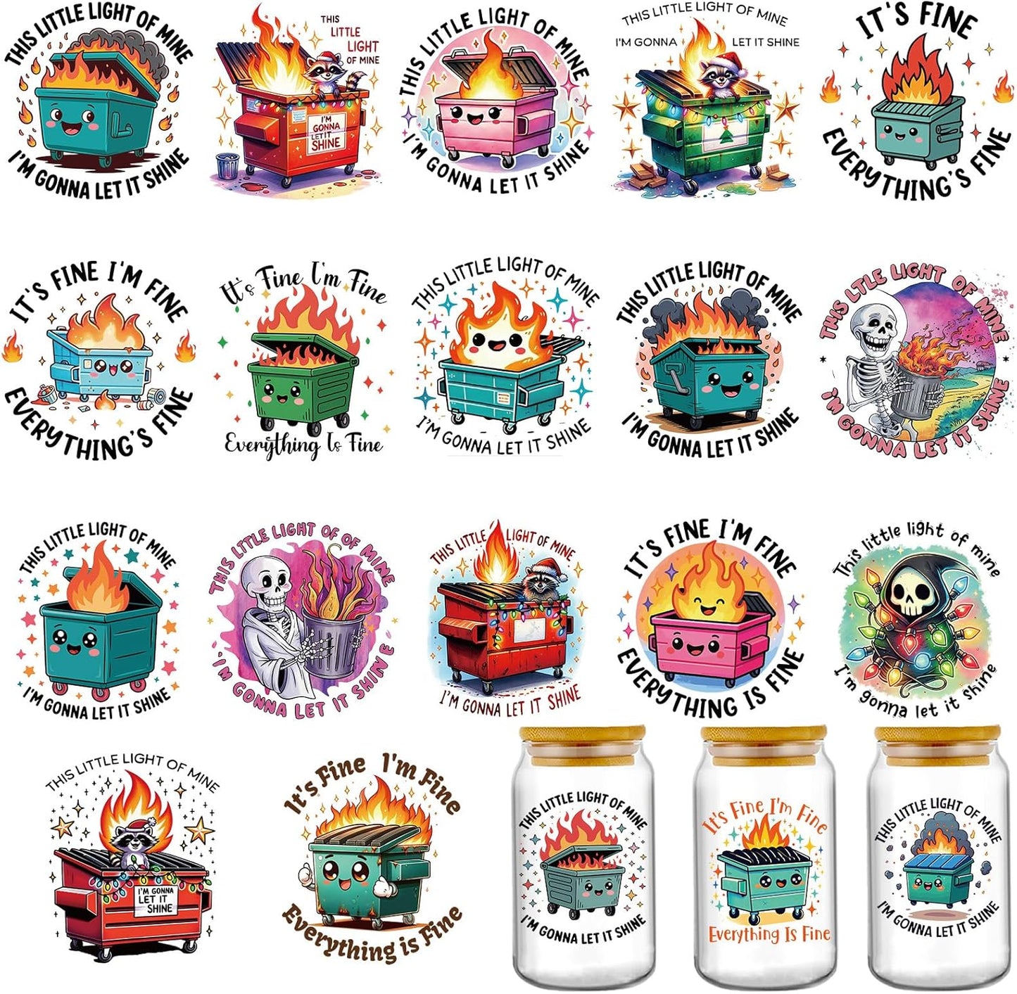 1 lb Gummy Bag With 16 oz Double Wall Skinny Tumbler with Transfer Sticker