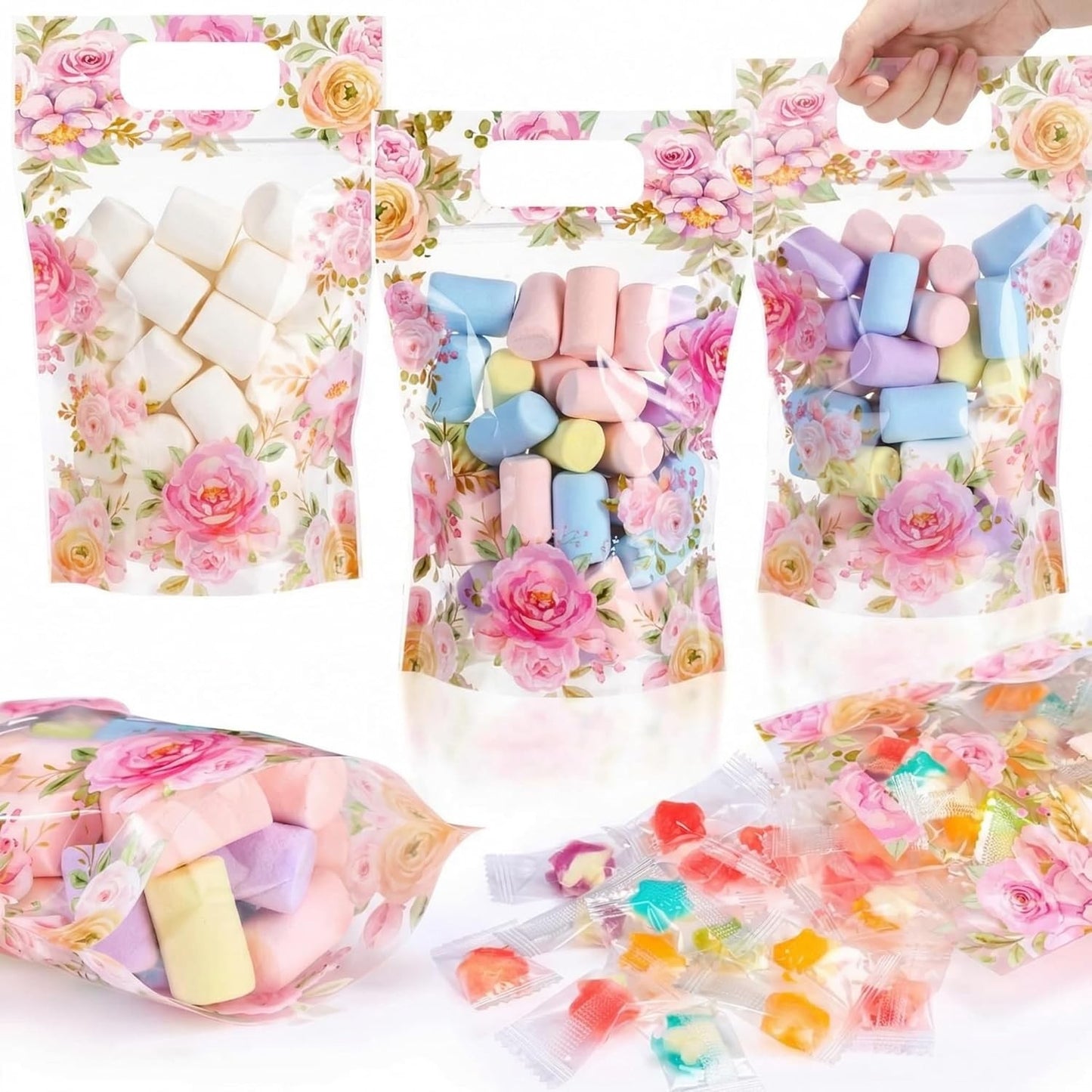 1/2 lb GUMMY Mother's Day Rose Bag (no words)