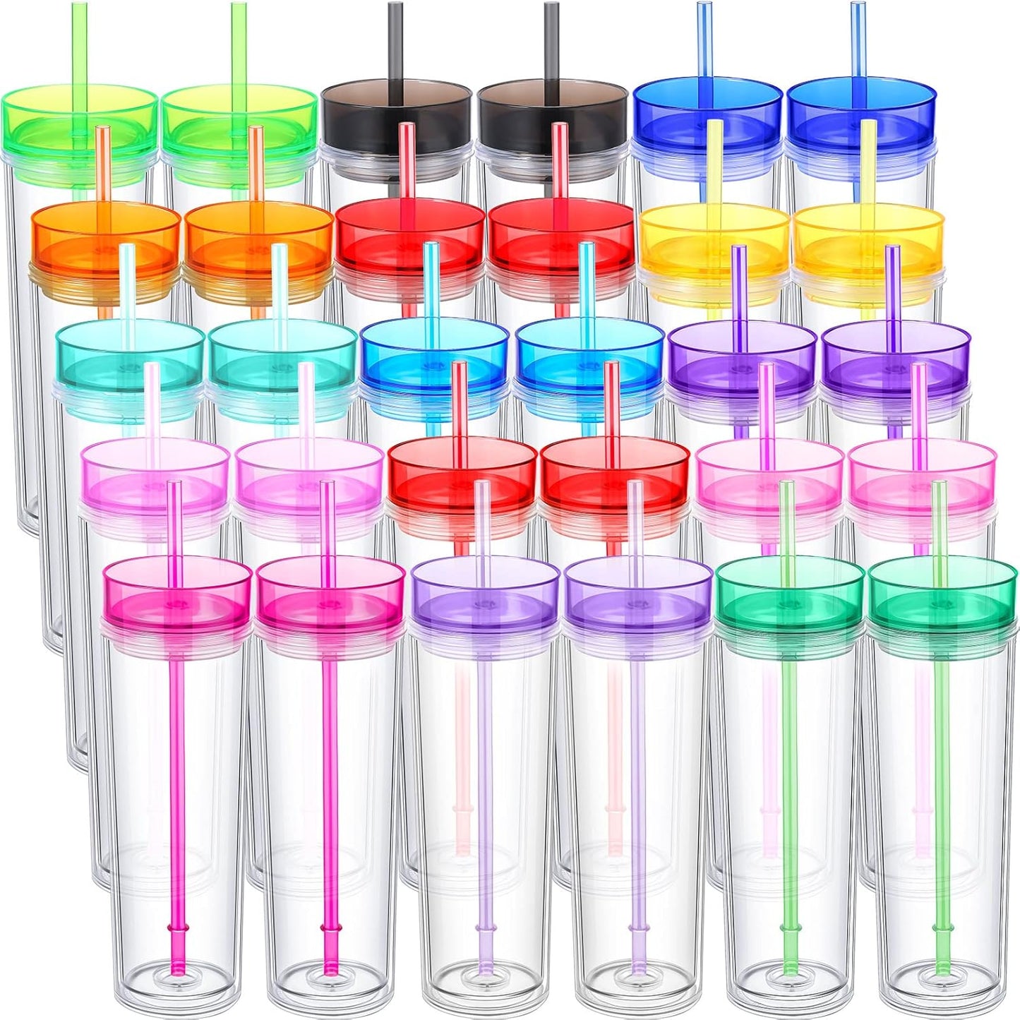 1 lb Gummy Bag With 16 oz Double Wall Skinny Tumbler with Transfer Sticker