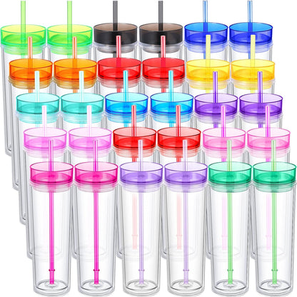 1 lb Gummy Bag With 16 oz Double Wall Skinny Tumbler with Transfer Sticker
