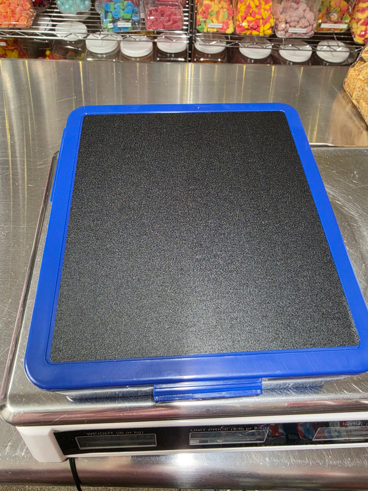 1.25 lb COMBO BLUE Chalkboard Bento Lunch Box with Markers