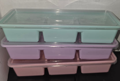 12 oz Gummy-3 slot Reusable Bento Style Container
