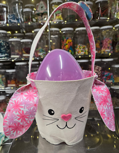 3 lb GUMMY Large Easter Egg With Fabric Bunny Bag!
