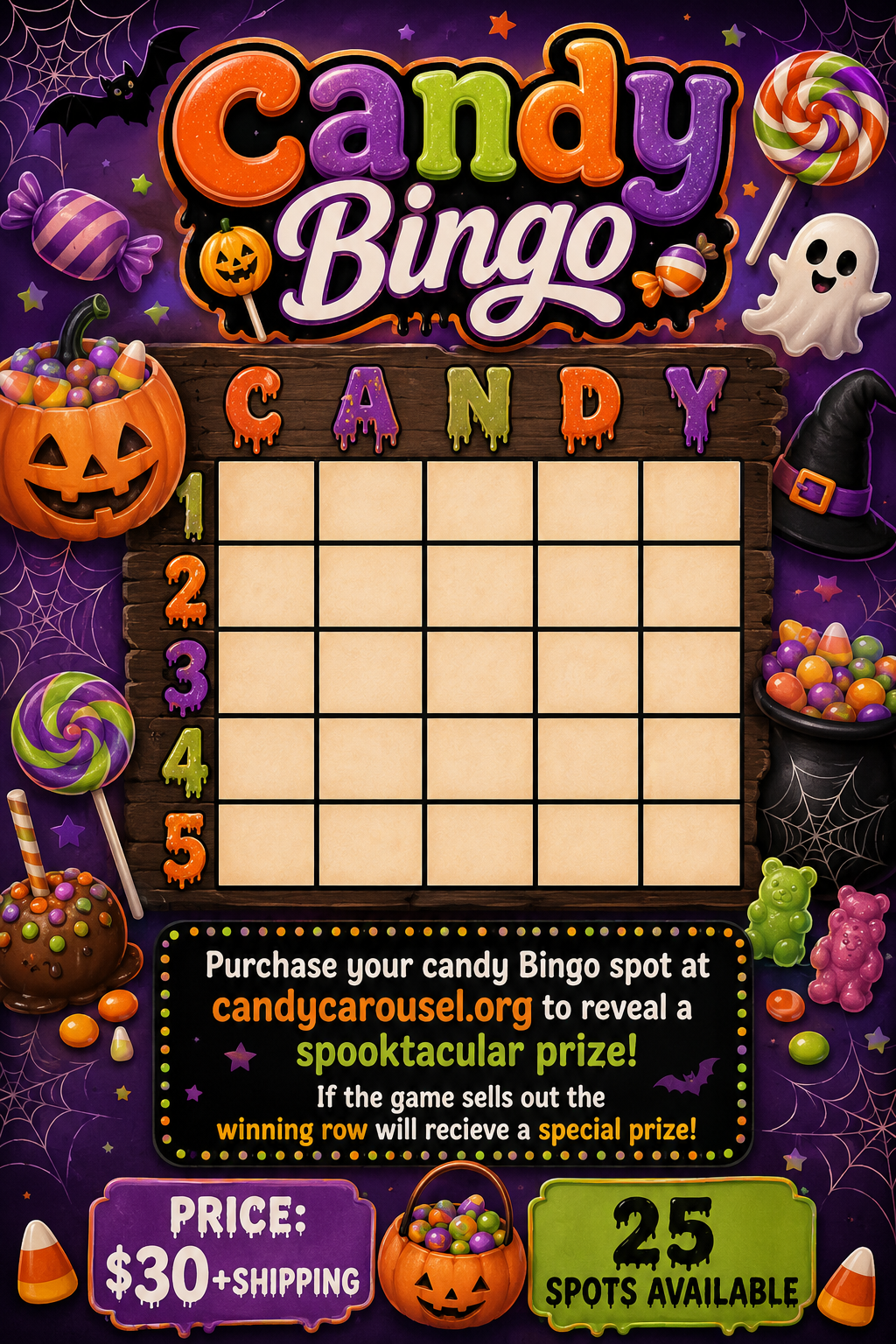 CANDY B-I-N-G-O!! Updated 9/11