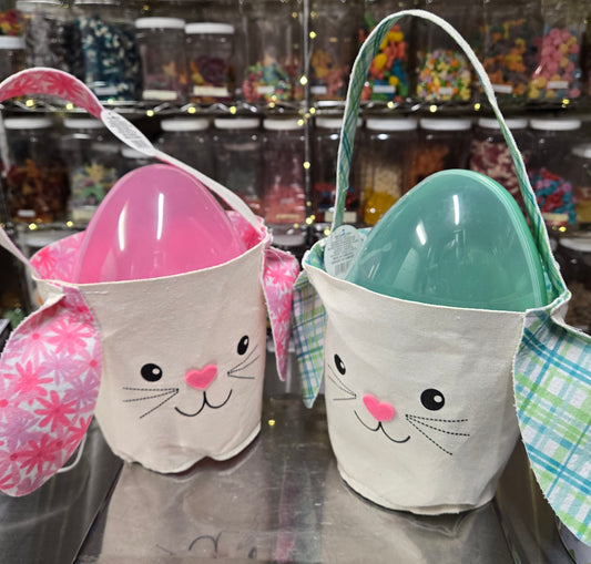 3 lb GUMMY Large Easter Egg With Fabric Bunny Bag!