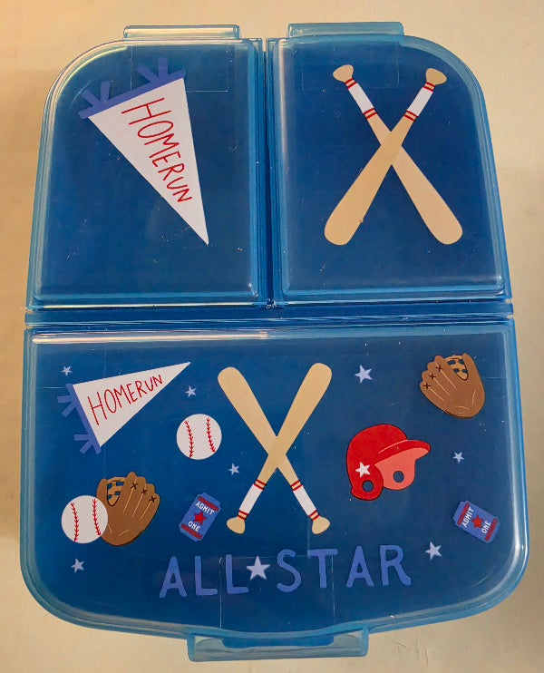 1 lb Gummy Baseball Kids Bento Box
