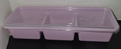 12 oz Gummy-3 slot Reusable Bento Style Container