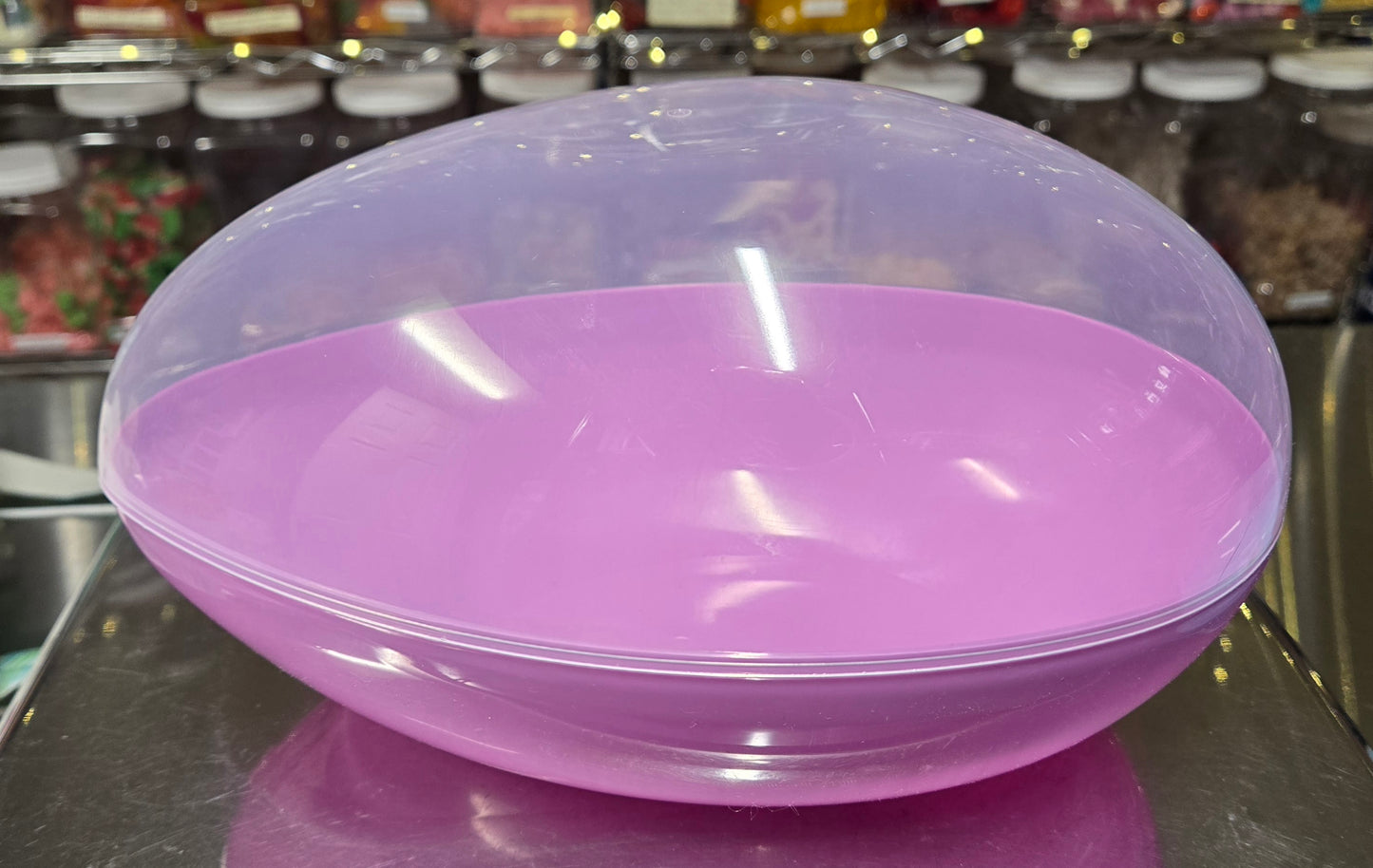 3 lb GUMMY Large Easter Egg With Fabric Bunny Bag!