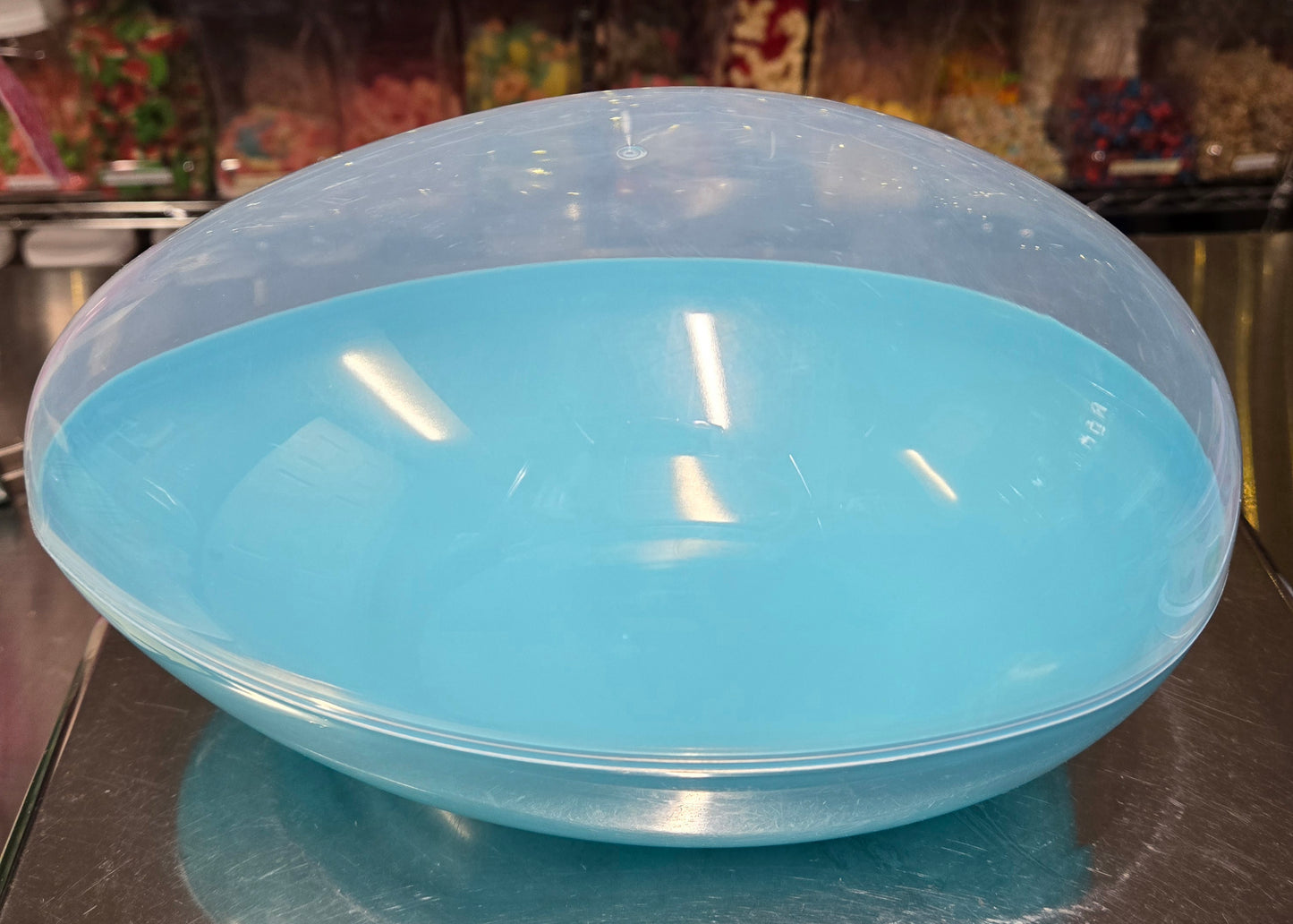 3 lb GUMMY Large Easter Egg With Fabric Bunny Bag!