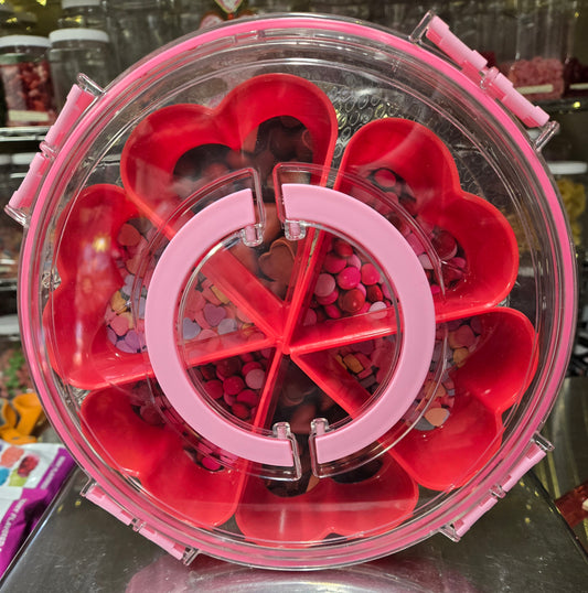 3 lb GUMMY Round Heart Snacklebox