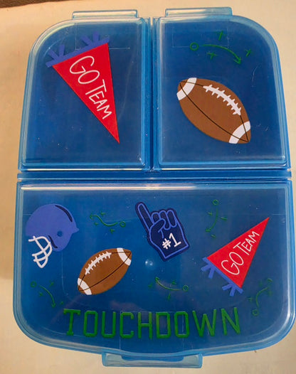1 lb Gummy Football Kids Bento Box
