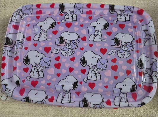 1 lb CHOCOLATE Snoopy Valentines Day Reusable Container