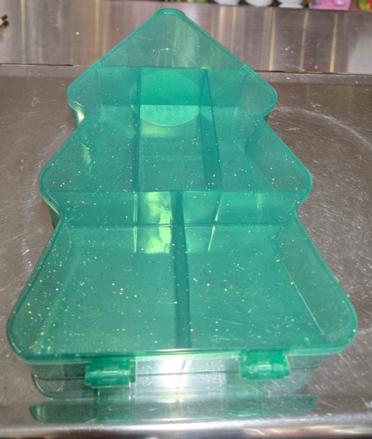1 lb GUMMY Mini Green Christmas Tree Snacklebox
