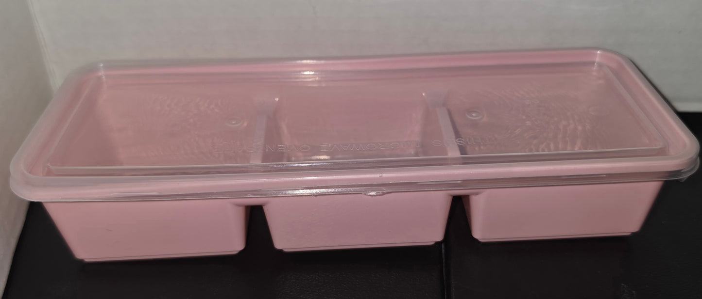 12 oz Gummy-3 slot Reusable Bento Style Container