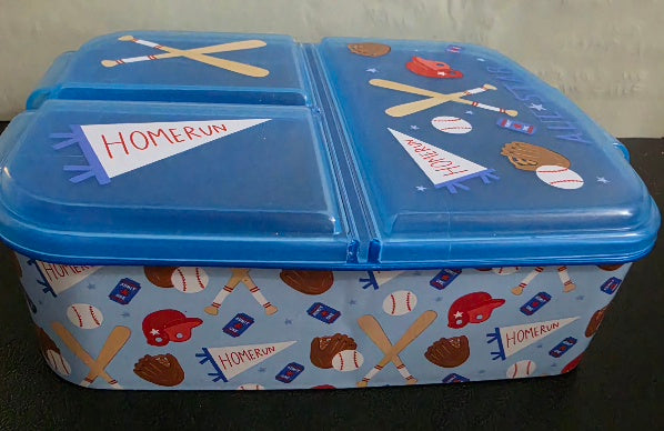 1 lb Gummy Baseball Kids Bento Box