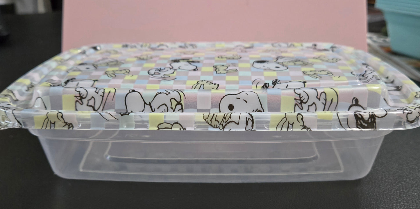 1 lb CHOCOLATE Easter SNOOPY Reusable Container