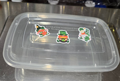 1 lb CHOCOLATE Reusable Container with Sticker