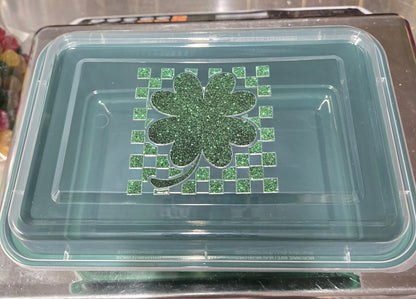 1.5 lb CHOCOLATE Reusable Container with Sticker