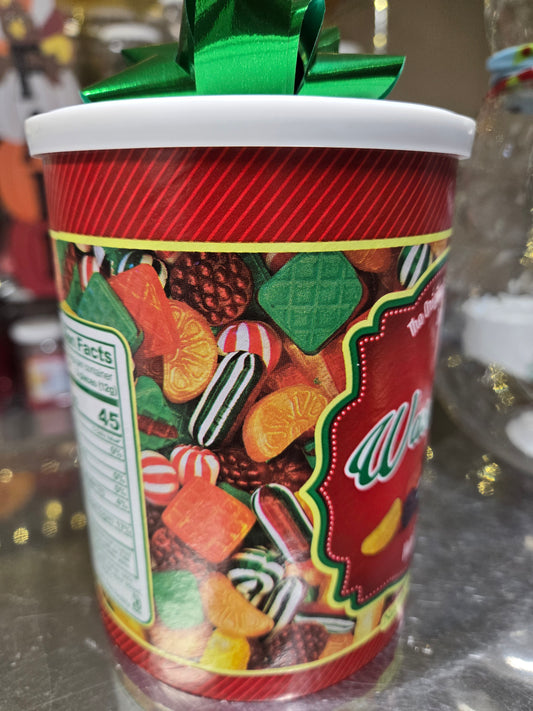 15.5 oz Old Fashion Hard Candies Container-Washburn's
