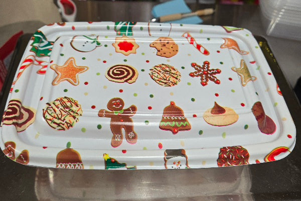 1 lb SUGAR FREE Christmas Reusable Food Containers