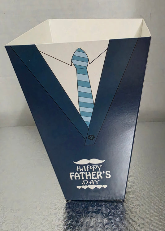 1 LB GUMMY Father's Day Tie Popcorn Box-Wrapped with Tongs