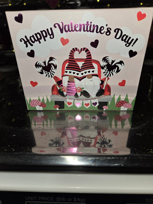 1 lb CHOCOLATE Gnome Happy Valentines Day BOX