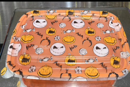 1 lb Chocolate Christmas Reusable Food Containers