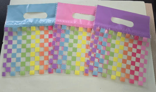 1/2 LB GUMMY Rainbow Checkered Bag