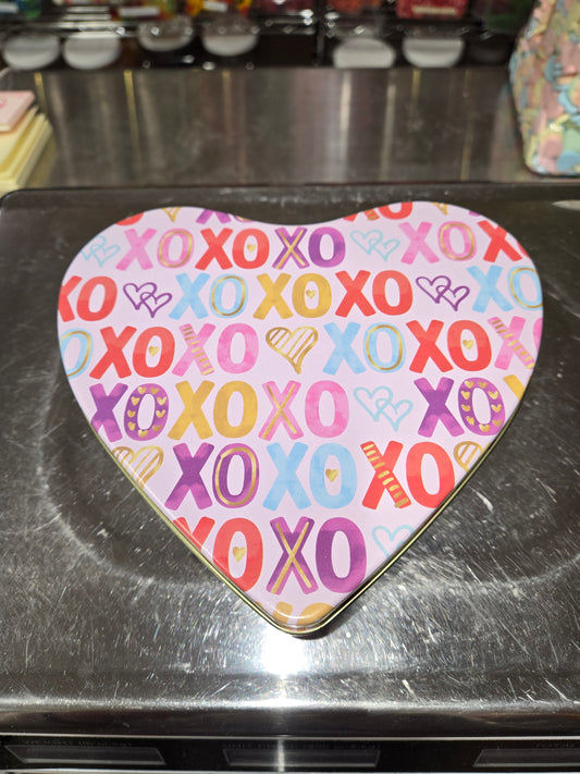 1 lb GUMMY XOXO Heart Shaped TIN