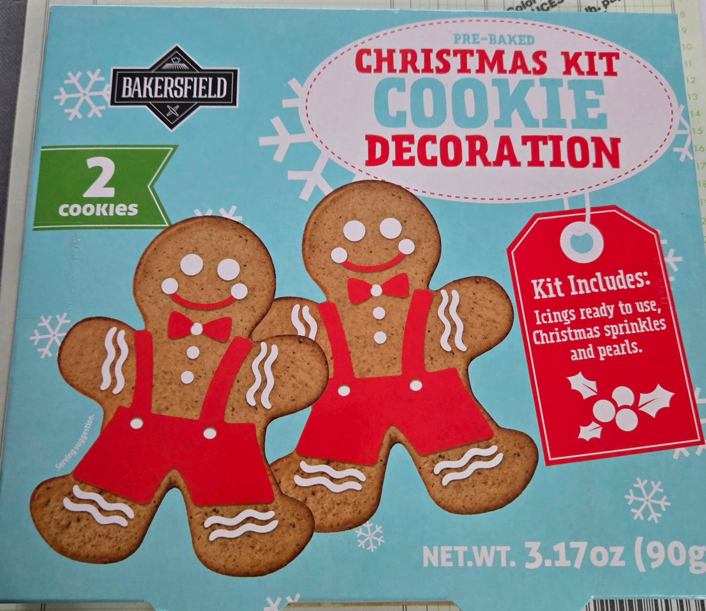 Pre-Baked Christmas Cookie Kit!
